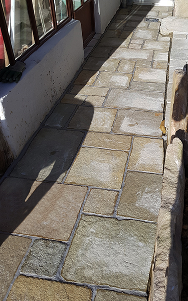 Terrasse en pierre